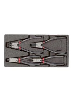 GEDORE Red Sicherungsringzangen-Satz - Im 1/3 Schaumstoffmodul - 4-teilig