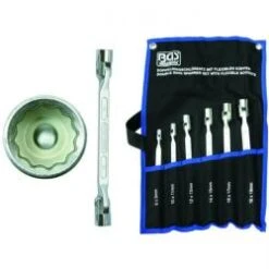 Doppel-Ringschlüsselsatz - Mit Flexiblen Köpfen - 8-teilig