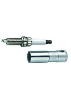 Zündkerzeneinsatz - Antrieb 3/8"- Mit Haltefeder - SW 14 Mm