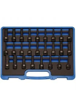 Kraft-Biteinsatz-Set - T25 Bis T80 - Innen-6-kant 5 Bis 19 Mm - Innenvielzahn M5 Bis M18 3 Kraft-Biteinsatz-Set - T25 Bis T80 - Innen-6-kant 5 Bis 19 Mm - Innenvielzahn M5 Bis M18