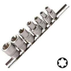 Spezial-Steckschlüsseleinsätze Für E-Profil - 7 Teilig