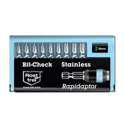 Bit-Sortiment Stainless 10-teilig - PH/PZ/TORX - Zähhart - Wera 3 Bit-Sortiment Stainless 10-teilig - PH/PZ/TORX - Zähhart - Wera