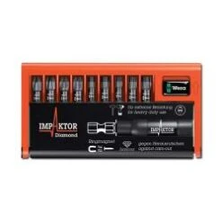 Bit-Sortiment Impaktor - 9-teilig - Gemischt - Diamant - Wera