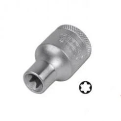 Restposten - Steckschlüssel-Einsatz 1/2" - "GEDORE" - Für Innen-TORX® - Größe E 14 - Länge 38 Mm - Ø 16,7 Mm - Preis Per Stück