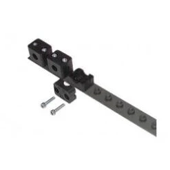 Reihenanschweißplatte Für 5 Oder 10 Rohrschellen - Leichte Baureihe - Baugröße 0 Bis 6 - Stahl - Preis Per Stück