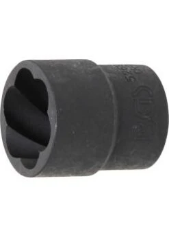 Spezial-Steckschlüssel-Einsatz / Schraubenausdreher - Antrieb Innenvierkant 12,5 Mm - SW 21 Mm