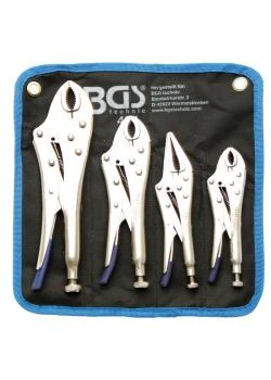 Gripzangensatz - 125 Mm Bis 250 Mm - 4-teilig - Chrom-Vanadium-Stahl 3 Gripzangensatz - 125 Mm Bis 250 Mm - 4-teilig - Chrom-Vanadium-Stahl