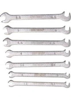 Doppel-Maulschlüssel-Satz - Mini Ausführung - 3 Mm Bis 5,5 Mm - 7-tlg.