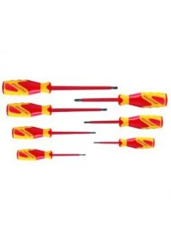 VDE-Schraubendreher-Satz - 7-teilig - 3-Komponenten-Griff