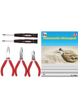 Feinmechaniker-Werkzeugsatz - Mit PH & Schlitz Schraubendreher - 5-tlg. 3 Feinmechaniker-Werkzeugsatz - Mit PH & Schlitz Schraubendreher - 5-tlg.