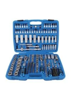 Steckschlüssel-Satz "Gear Lock" - Antrieb 6,3 Mm (1/4") - 10 Mm (3/8") - 12,5 Mm (1/2") - 192-tlg.