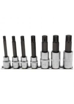 Bit-Einsatz-Set - Ribe R6 Bis R14 - 3/8 " Und 1/2 " Antrieb - CV-Stahl