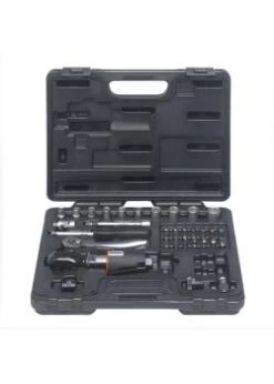1/4" - 3/8" Ratschenschraubersatz Im Koffer - Drehmoment NM - 40 - Arbeitsdruck