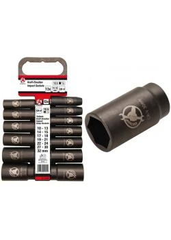 Kraft-Steckschlüssel-Einsätze - 10 Bis 32 Mm - 12,5 Mm (1/2") - 13-tlg. 3 Kraft-Steckschlüssel-Einsätze - 10 Bis 32 Mm - 12,5 Mm (1/2") - 13-tlg.