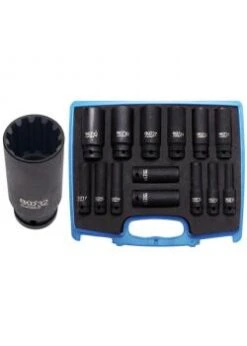 Steckschlüsseleinsatz-Set - Kraft "Gearlock" - 10 Bis 32 Mm - 1/2 " Antrieb