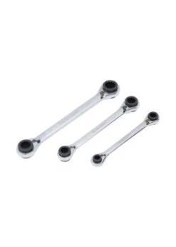 Ratschen-Ringschlüssel-Satz - 4-in-1 - Schlüsselweite 8 X 9 Bis 18 X 19 Mm