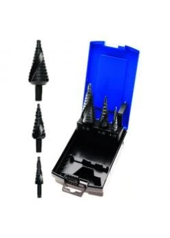 Stufenbohrer-Set - 4 Mm Bis 30 Mm - HSS-Stahl - Nitrid Beschichtet