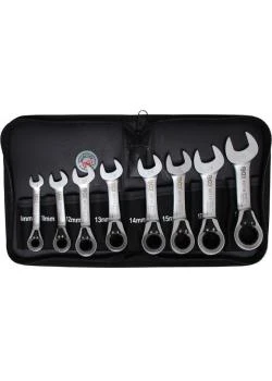 Ratschenring-Maulschlüssel Satz - Umschaltbar - Größen 8 Bis 19 Mm - 8-tlg. 3 Ratschenring-Maulschlüssel Satz - Umschaltbar - Größen 8 Bis 19 Mm - 8-tlg.