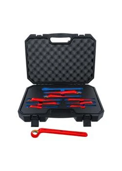 VDE-Ringschlüssel-Satz - Tief Gekröpft - Schlüsselweite 10 Bis 24 Mm - 10-tlg. 3 VDE-Ringschlüssel-Satz - Tief Gekröpft - Schlüsselweite 10 Bis 24 Mm - 10-tlg.