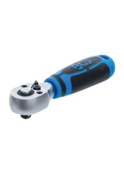 Mini-Umschaltknarre - Extra Kurze Baulänge - Außenvierkant 6,3 Mm (1/4") Bis 12,5 Mm (1/2")