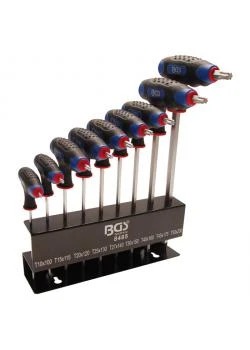 T-Griff-Schlüssel-Satz T-Profil - T10 Bis T50 - 9-tlg. 3 T-Griff-Schlüssel-Satz T-Profil - T10 Bis T50 - 9-tlg.