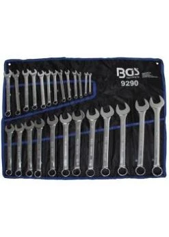 Maulringschlüssel-Satz - 6 Bis 32 Mm - Hochglanzverchromt - 25-tlg.